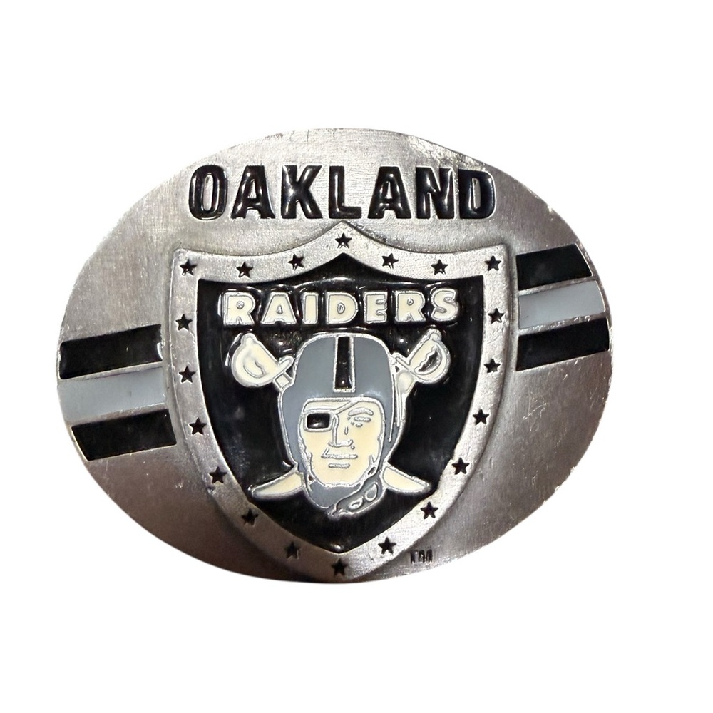 Oakland Las Vegas Raiders Belt Buckle Ltd Edition 1995 Vintage 2518/10000 NFL